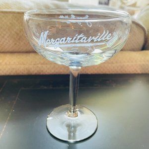Vintage 1990's Margaritaville Jimmy Buffet Margarita Glass